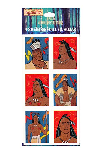 Disney Pocahantas 2 Pack Stickers ~ 8 Sheets Total thumbnail