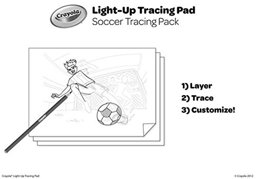 Crayola; Light-up Tracing Pad; Blue; Art Tool; Bright LEDs; Easy Tracing with 1 Pencil, 12 Colored Pencils, 10 Blank Sheets, 10 Tracing Sheets thumbnail