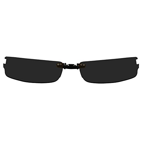 Custom Polarized Clip on Sunglasses for Oakley HALFSHOCK OX3119 55x19 3119 (Black) thumbnail