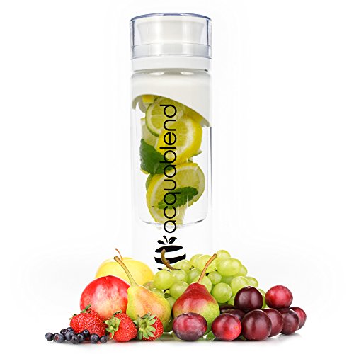 Acquablend ® Premium 24oz Twist Top Fruit Infuser Water Bottle. Create Your Own Naturally Flavored Fruit Infused Water, Juice, Iced Tea & Sparklin thumbnail