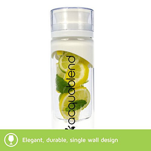 Acquablend ® Premium 24oz Twist Top Fruit Infuser Water Bottle. Create Your Own Naturally Flavored Fruit Infused Water, Juice, Iced Tea & Sparklin thumbnail