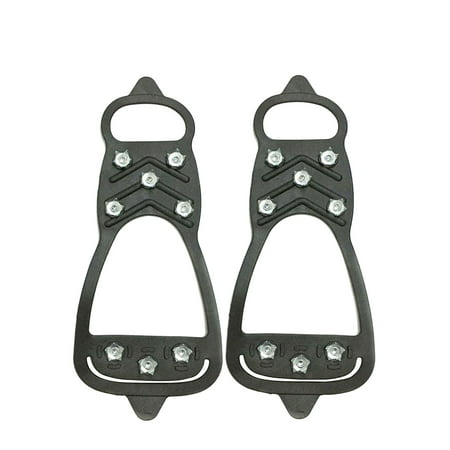 Zpj5#3439 8 Studs Anti-Skid Shoe Spikes Crampon Anti-Ice on Shoes Slip Z#3439 RL3