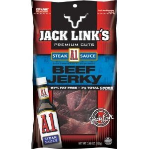 Jack Link's Beef Steak Nuggets A1 Steak Sauce, 3.25oz (Pack of 6)