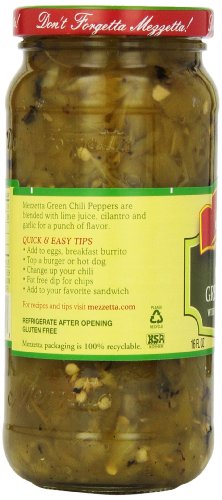 Mezzetta Fire Roasted Mild Green Chili Peppers, 16 Oz