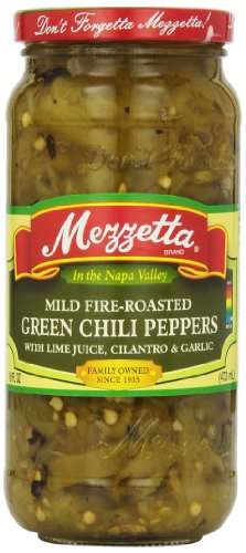 Mezzetta Fire Roasted Mild Green Chili Peppers, 16 Oz thumbnail