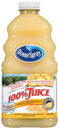 Ocean Spray 100% Juice White Grapefruit Juice