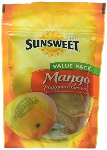 Sunsweet, Dried Fruit, Mango, 8oz Pouch (Pack of 4) by Sunsweet