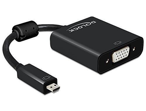 DeLOCK 65558 USB Graphics Adapter 1920 X 1080 Pixels Black