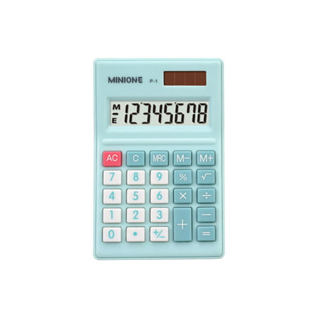 Zpj1#2554 Portable Candy Color Cute Calculator 8 Digit Display Calculator Z#2554 DO3