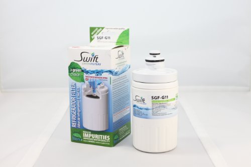 GE Replacement Water Filter MXRC, FXRC, FXRT, HXRC, 9905, 46-9905, 1E1013 100% Recyclable, and Made in U.S.a. and Canada SGF-G11