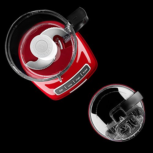 KitchenAid KFP0933ER 9-Cup Food Processor with Exact Slice System - Empire Red thumbnail