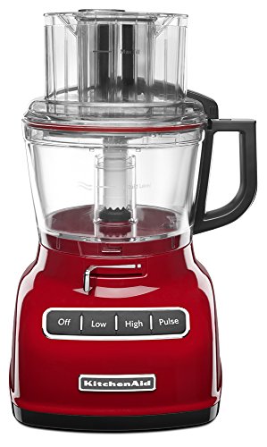 KitchenAid KFP0933ER 9-Cup Food Processor with Exact Slice System - Empire Red thumbnail