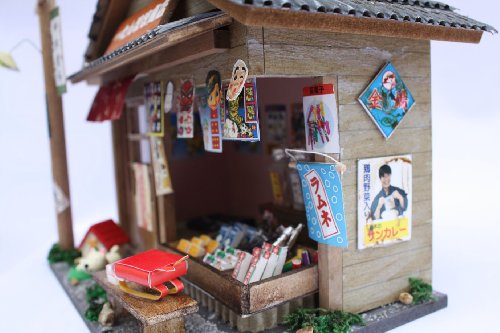 Billy Handicraft Doll's House Kit Japan Showa Series Kit Cheap Candy Shop 8532 thumbnail