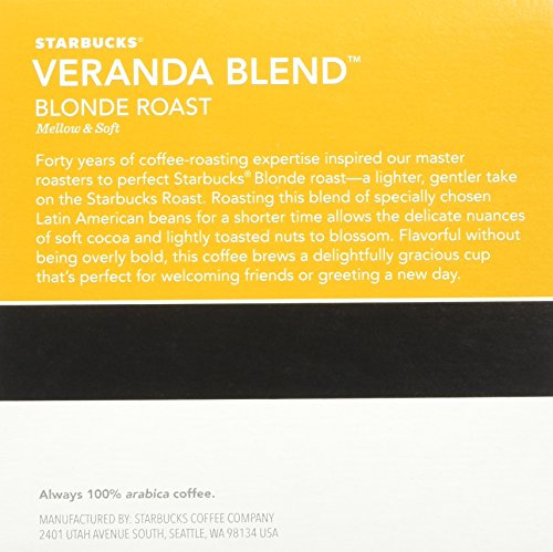 Starbucks Veranda Blend Blonde, K-Cup 12-count thumbnail