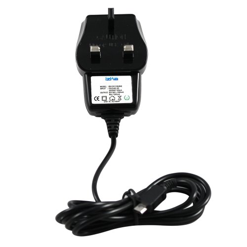 IZKA® - Micro USB UK Mains Power Wall Supply Charger for Nokia 5730 XpressMusic, E55, 6710 Navigator, 6720 Classic, E75, N86 8MP, 5330, 5030 XpressRa