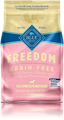 Blue Buffalo Freedom Puppy Small Breed Chicken Recipe Grain Free 4 Lb by Blue Buffalo