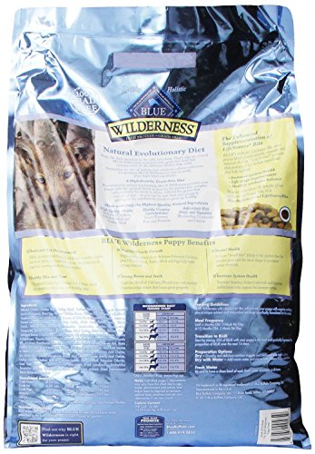 Blue Buffalo Wilderness High Protein  Natural Puppy Dry Dog Food  Chicken 11-lb