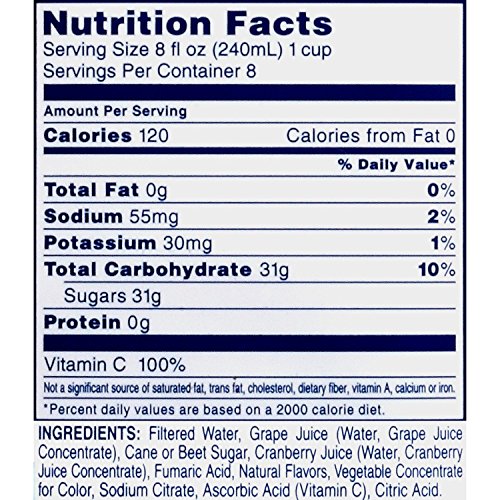 Ocean Spray Cran-Grape Juice Drink (64 Fl. Oz., 2 Pk.)
