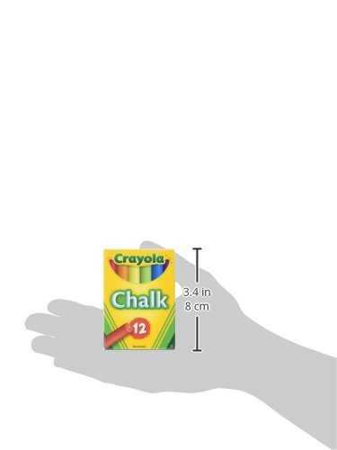 Crayola Non-Toxic White Chalk(12 Ct Box)and Colored Chalk(12 Ct Box) Bundle thumbnail