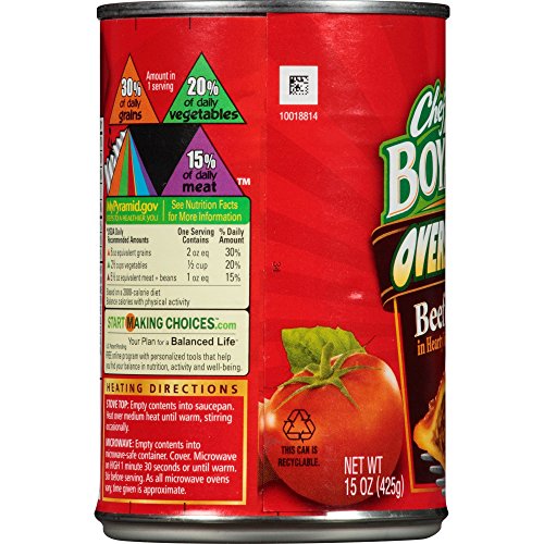 Chef Boyardee Overstuffed Beef Ravioli, 15 Oz (Pack of 4) thumbnail