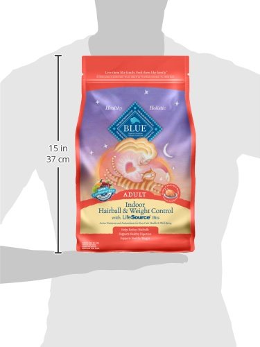 Blue Indoor Hairball & Weight Control Chicken & Brown Rice Recipe for Adult Cats