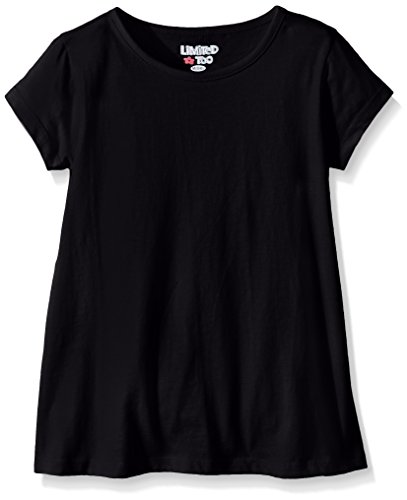 Limited Too Big Girls' Tunic Top with Flared Hem, Black, Large/14/16