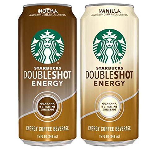 Starbucks Doubleshot Energy Coffee Can Variety Pack, 15 Ounce (pack of 12)
