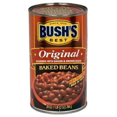 Bush's Best, Original Baked Beans, 28oz Can (Pack of 4) by Bush's