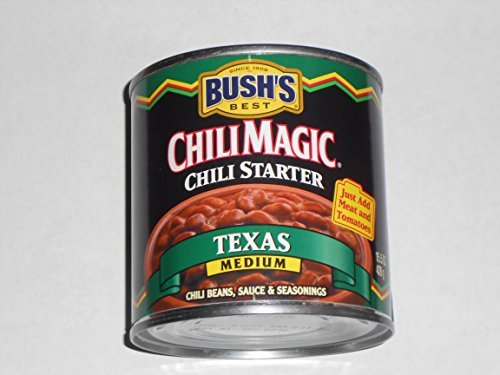 BUSH'S BEST CHILI MAGIC, Chili Starter Texas Medium (Pack of 6) by Bush's