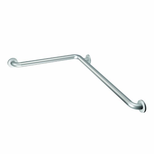 Moen 8994 Home Care 24-Inch X 36-Inch L-Shaped Grab Bar, Peened by Moen