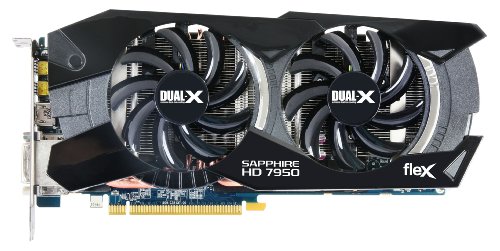 Sapphire Flex HD 7950 3 GB DDR5 DL-DVI-I/SL-DVI-D/HDMI/Dual Mini DP PCI-Express OC Version Graphics Card (11196-07-40G) thumbnail