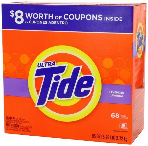 Tide Ultra Lavender Scent Powder Laundry Detergent 68 Loads 95 Oz by Tide