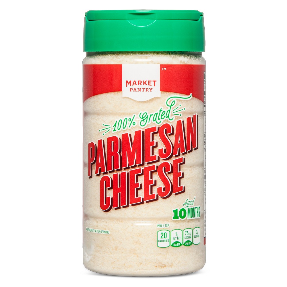 Grated Parmesan Cheese - 8oz - Market Pantry™ Image