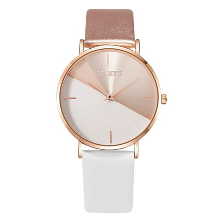 R#6504，Fashion Clothing Accessories Light Luxury Geometric Stitching Style Ladies Watch，P#6504 RW4