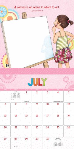 Mary Engelbreit 2014 Mini Wall Calendar: Arts and Crafts Keep You Going thumbnail