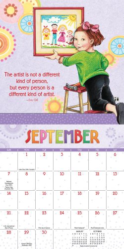 Mary Engelbreit 2014 Mini Wall Calendar: Arts and Crafts Keep You Going thumbnail