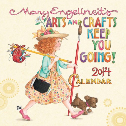 Mary Engelbreit 2014 Mini Wall Calendar: Arts and Crafts Keep You Going thumbnail