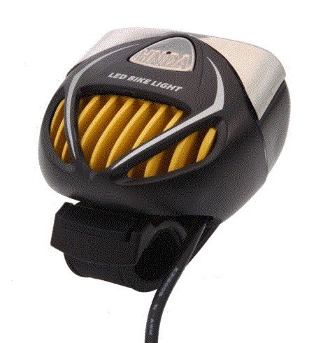 Roll Over Image to Zoom in Share This: H6 6 X 3535 LED Super Bright Waterproof 3-Mode 4000lm LED Bicycle Headlight Black & Yellow by Ozone48 thumbnail