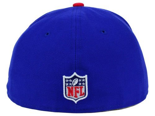Buffalo Bills New Era NFL on Field 59Fifty Blue Red Fitted Hat Cap (6 7/8) thumbnail