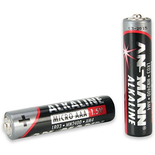 Ansmann LR03 Micro AAA 1.5 V Alkaline Battery (Pack of 8) thumbnail