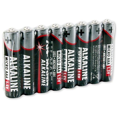Ansmann LR03 Micro AAA 1.5 V Alkaline Battery (Pack of 8) thumbnail