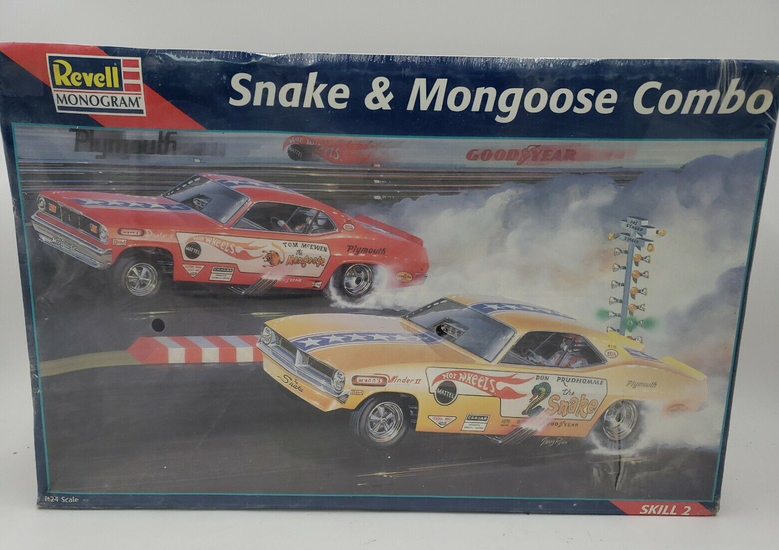 NEW Revell Monogram Model Kit Snake & Mongoose Combo 1:24 Scale #85-6858