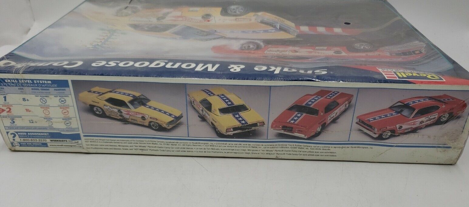 NEW Revell Monogram Model Kit Snake & Mongoose Combo 1:24 Scale #85-6858 thumbnail