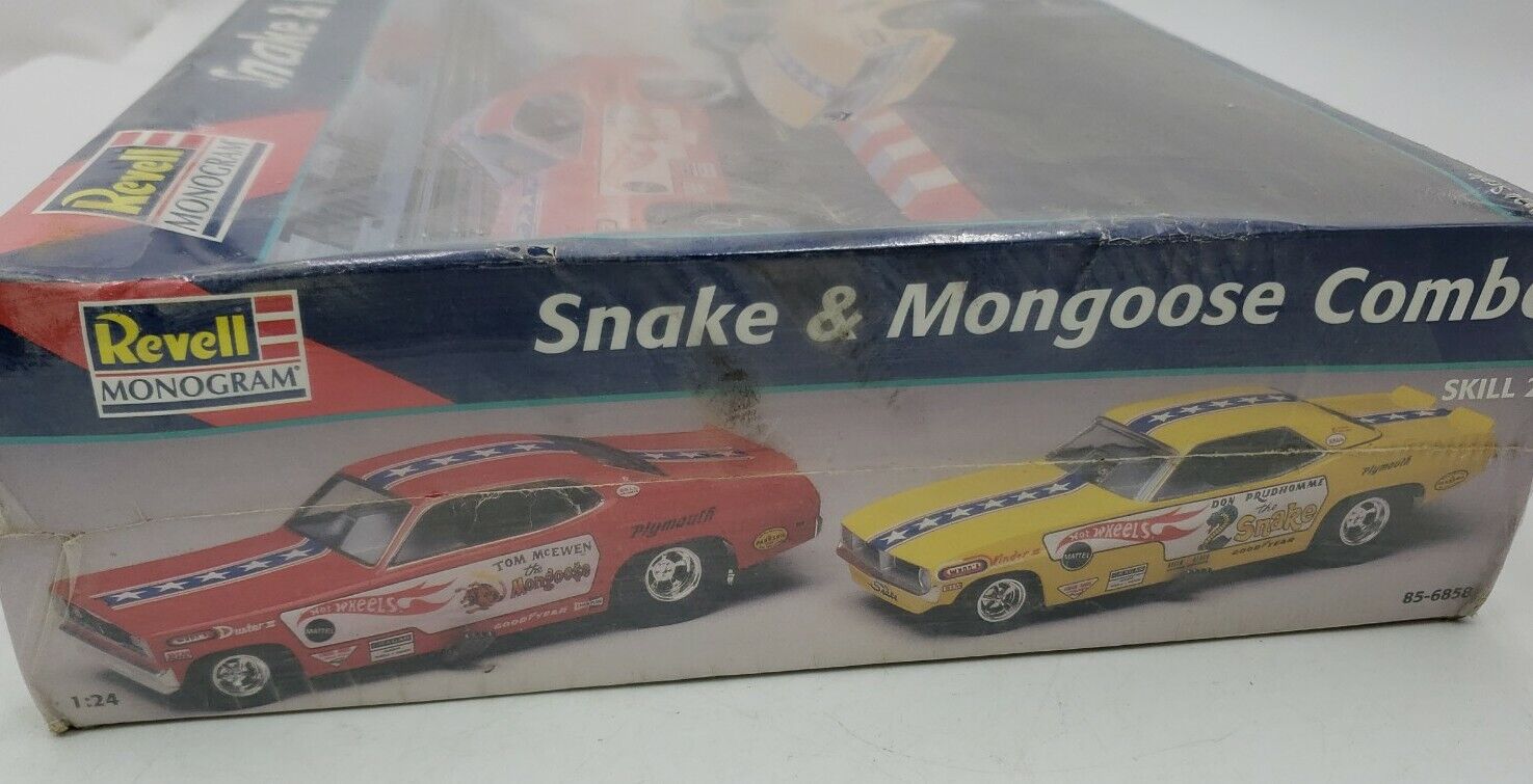 NEW Revell Monogram Model Kit Snake & Mongoose Combo 1:24 Scale #85-6858 thumbnail