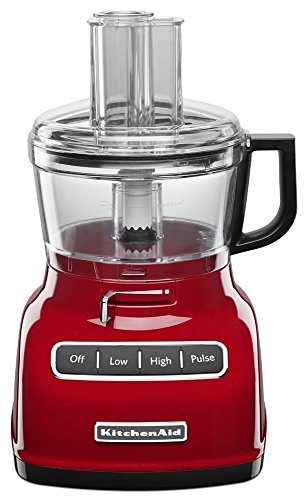 KitchenAid Refurbished 320W 7-Cup Food Processor Red - RKFP0722ER