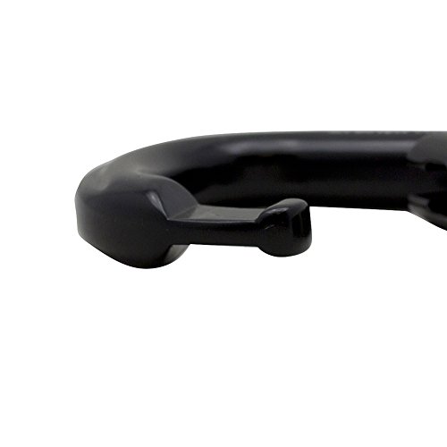 Fusion FUS-FP-9318-3-STK-BL Fusion Supreme Oval Straight Gate Aluminum  - Black thumbnail