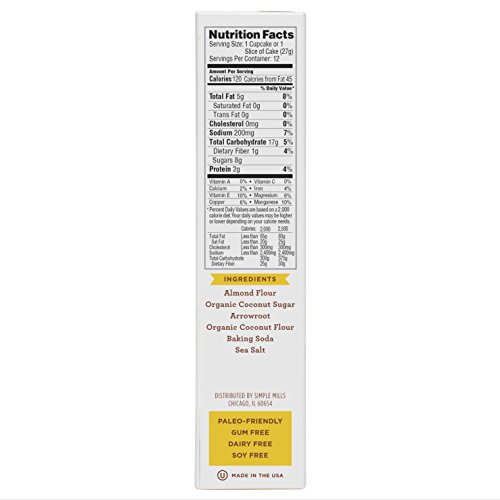 Simple Mills Vanilla Cake Mix, 11.5 Oz (Pack of 3) thumbnail