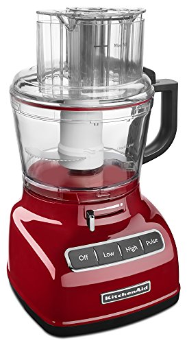 KitchenAid KFP0933ER 9-Cup Food Processor with Exact Slice System - Empire Red