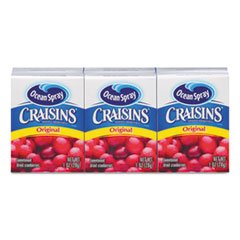 Craisins, Original Cranberry, 1 Oz Pack, 6/box by: Ocean Spray