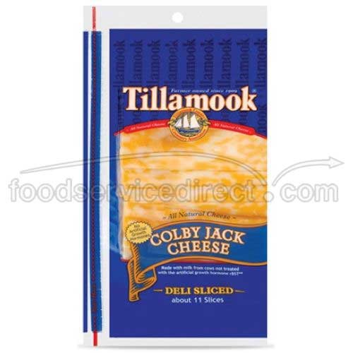 Tillamook Sliced Colby Jack Cheese, 12 Ounce -- 12 per Case.